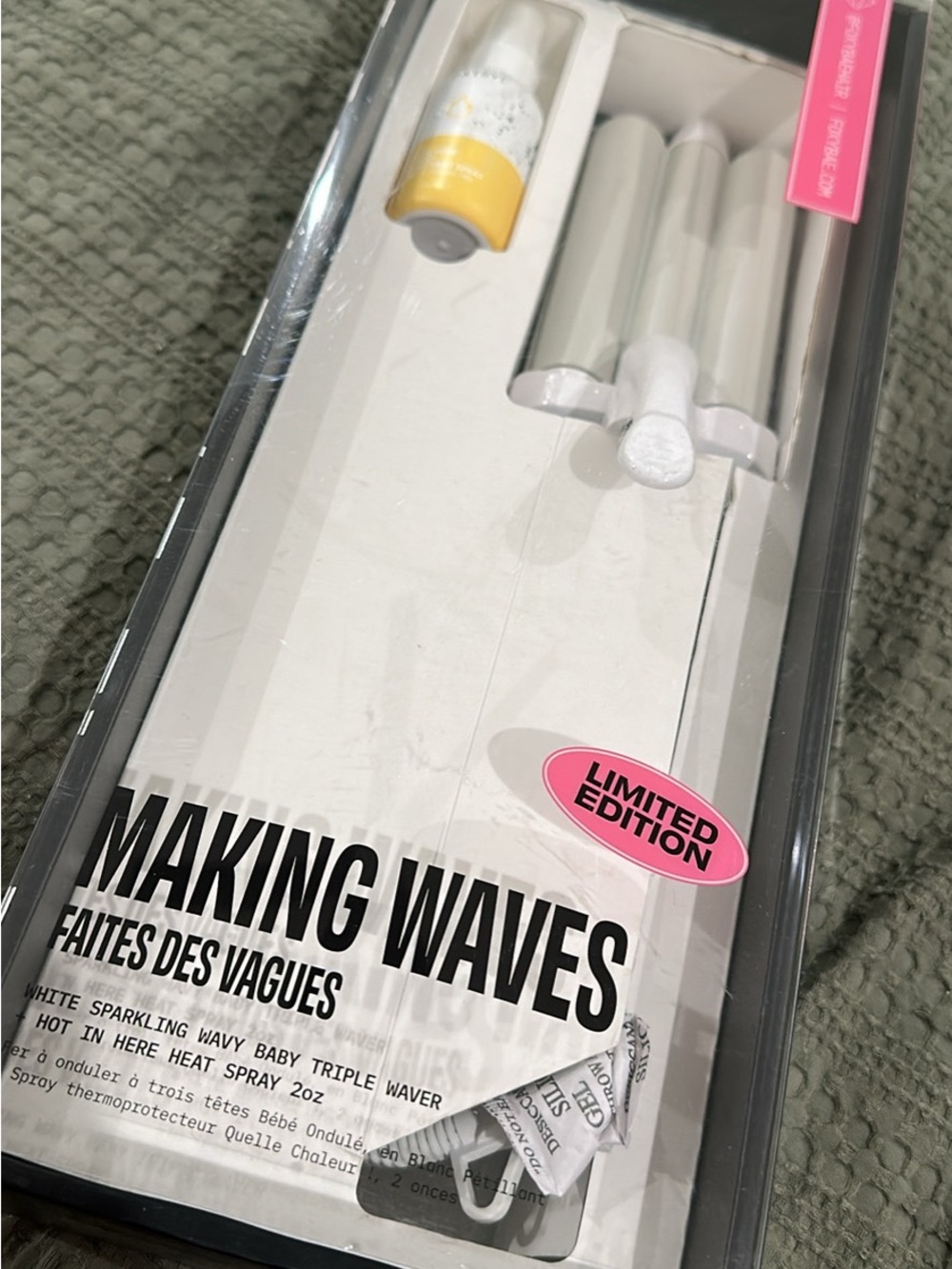 Limited Edition Making Waves Triple Waver — White